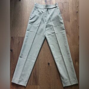 Women's Vintage Italian Cigarette Pants in 100% Wool Mani by Georgio Armani